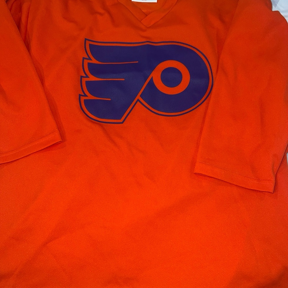Kids Orange Hockey Jersey